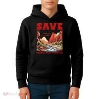 Protect National Parks Parks Over Profits Save Our Parks Kids Hoodie thumb 4