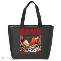 Protect National Parks Parks Over Profits Save Our Parks Tote Bag thumb 0