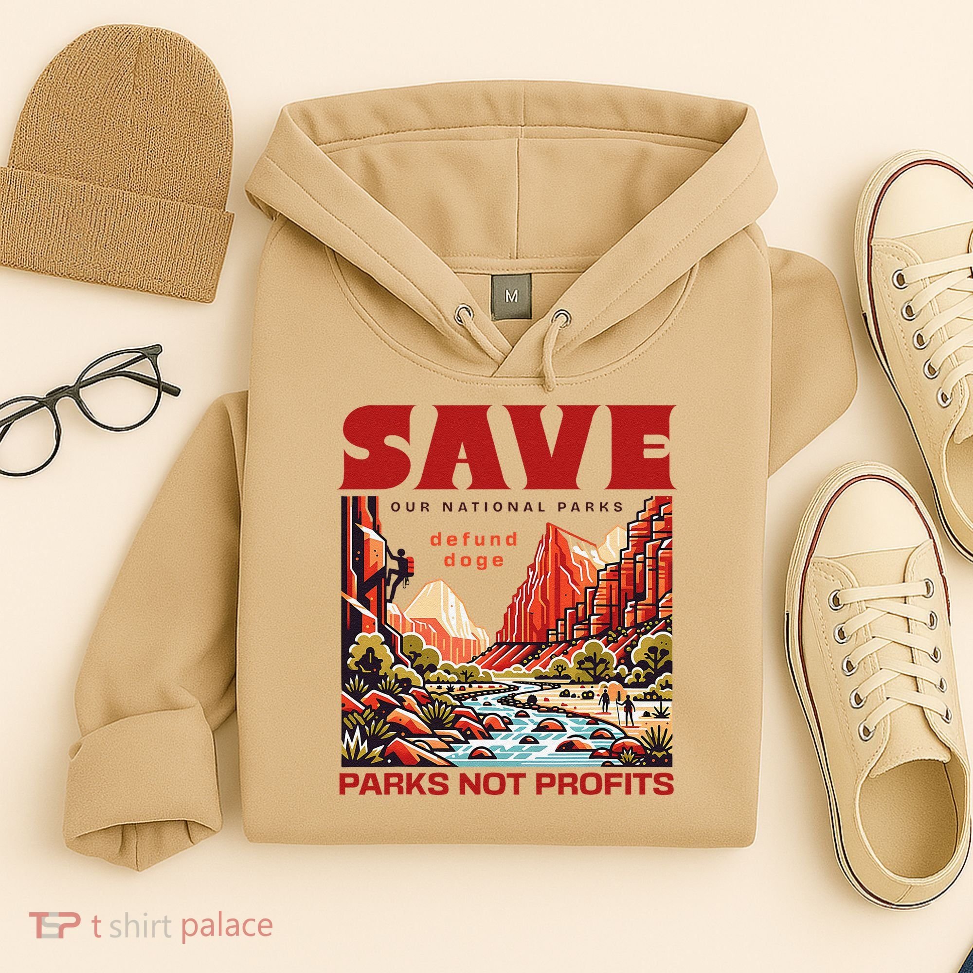 Protect National Parks Parks Over Profits Save Our Parks Hoodie