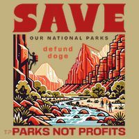 Protect National Parks Parks Over Profits Save Our Parks Hoodie thumb 7