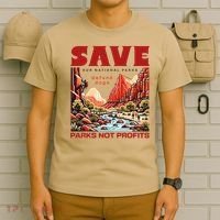 Protect National Parks Parks Over Profits Save Our Parks T-Shirt thumb 6