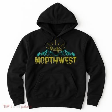Pacific Northwest PNW Vintage Oregon Washington Gift Hoodie