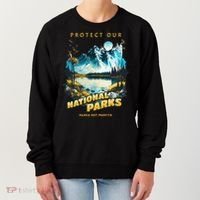 Protect National Parks Parks Over Profits Women's Sweatshirt thumb 0