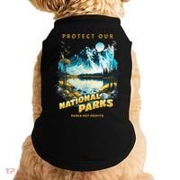 Protect National Parks Parks Over Profits Doggie Tank thumb 0