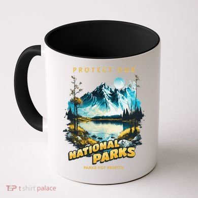 Protect National Parks Parks Over Profits Coffee Mug