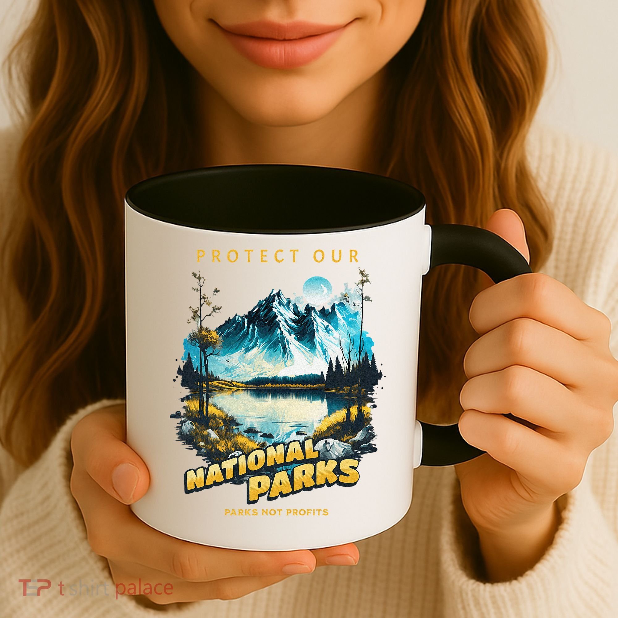 Protect National Parks Parks Over Profits Coffee Mug
