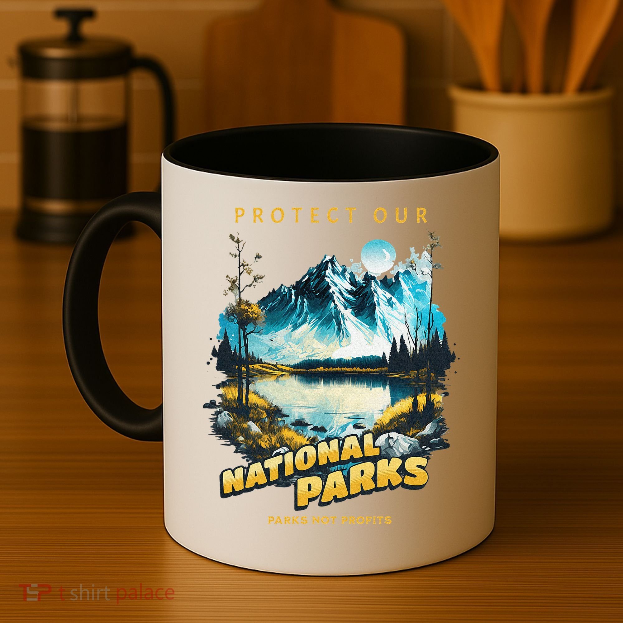 Protect National Parks Parks Over Profits Coffee Mug