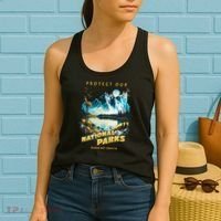 Protect National Parks Parks Over Profits Women's Tank Top thumb 2