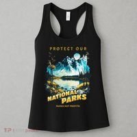 Protect National Parks Parks Over Profits Women's Tank Top thumb 3