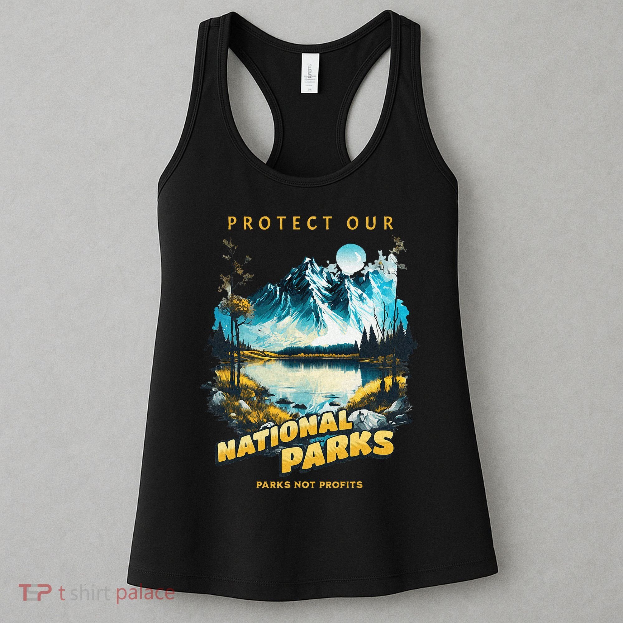 Protect National Parks Parks Over Profits Women's Tank Top