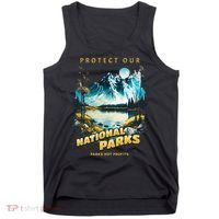 Protect National Parks Parks Over Profits Tank Top thumb 0