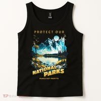 Protect National Parks Parks Over Profits Tank Top thumb 2