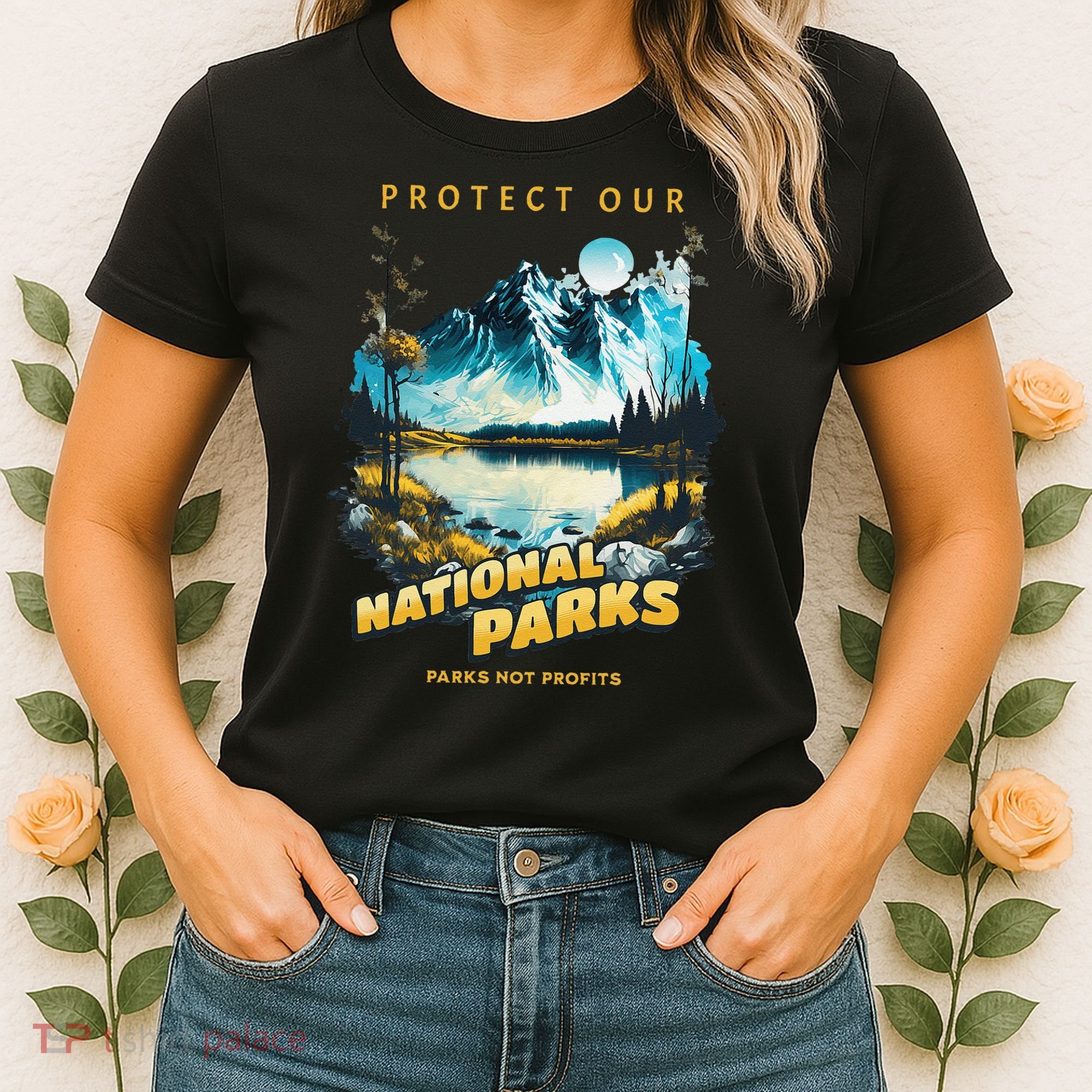 Protect National Parks Parks Over Profits Women's T-Shirt