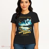 Protect National Parks Parks Over Profits Women's T-Shirt thumb 4