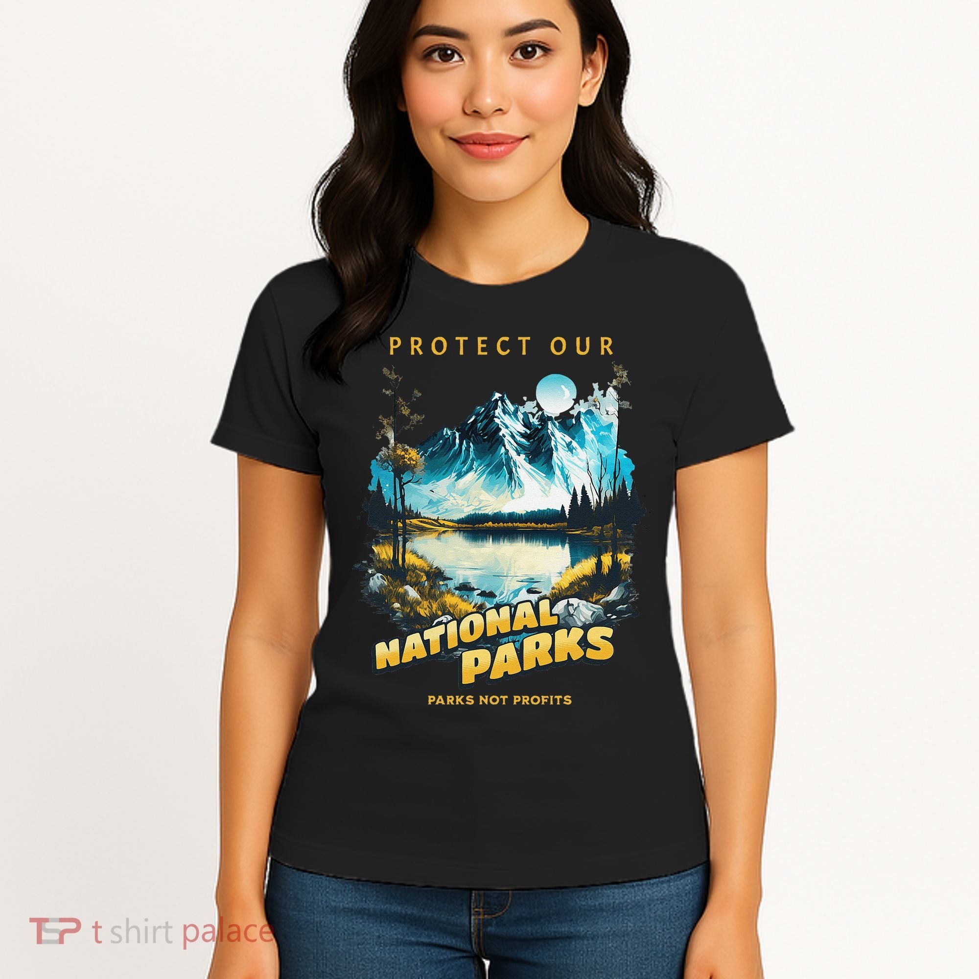 Protect National Parks Parks Over Profits Women's T-Shirt