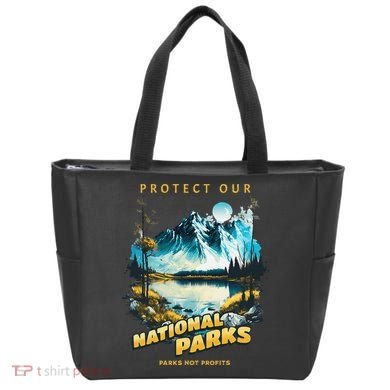 Protect National Parks Parks Over Profits Tote Bag