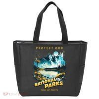 Protect National Parks Parks Over Profits Tote Bag thumb 0