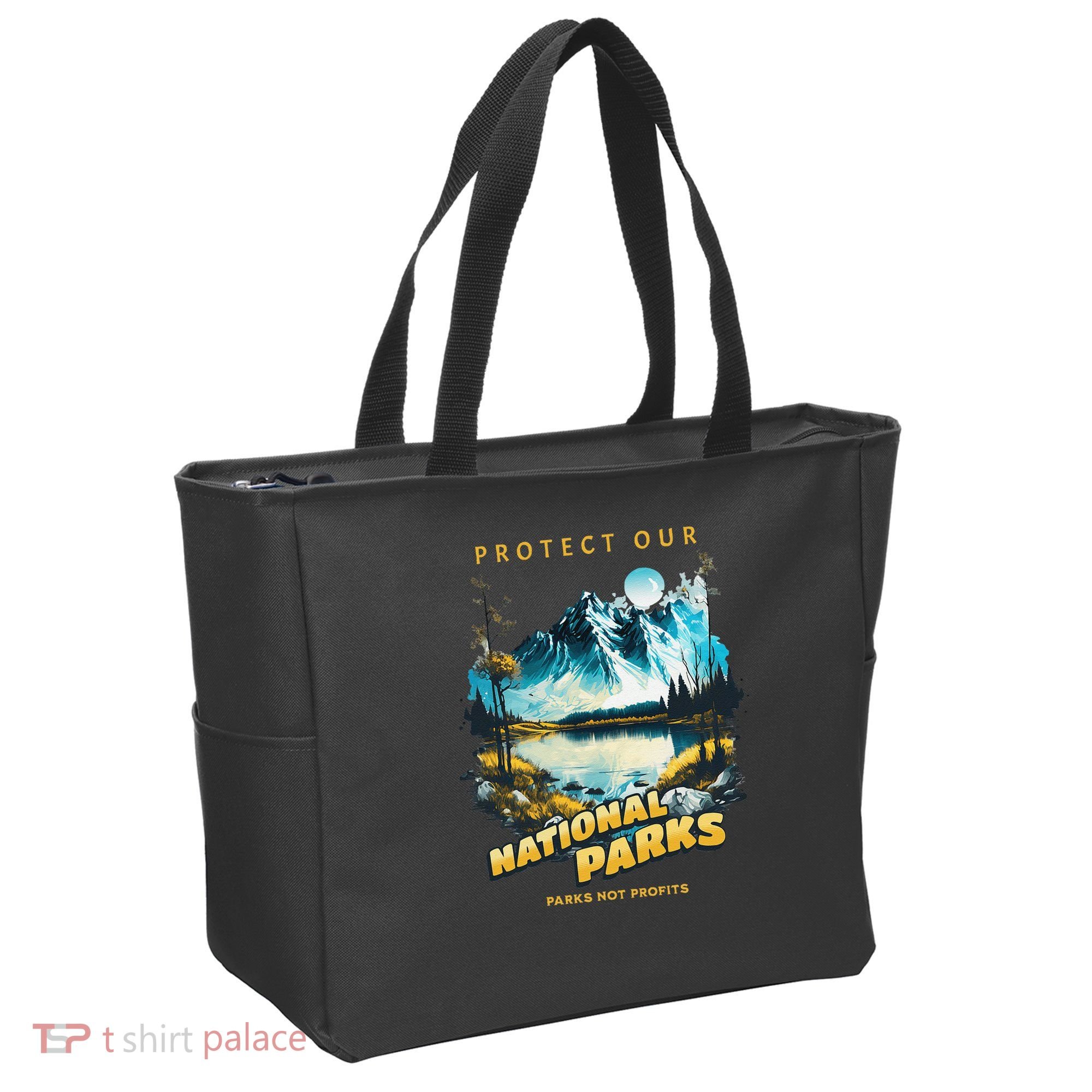 Protect National Parks Parks Over Profits Tote Bag
