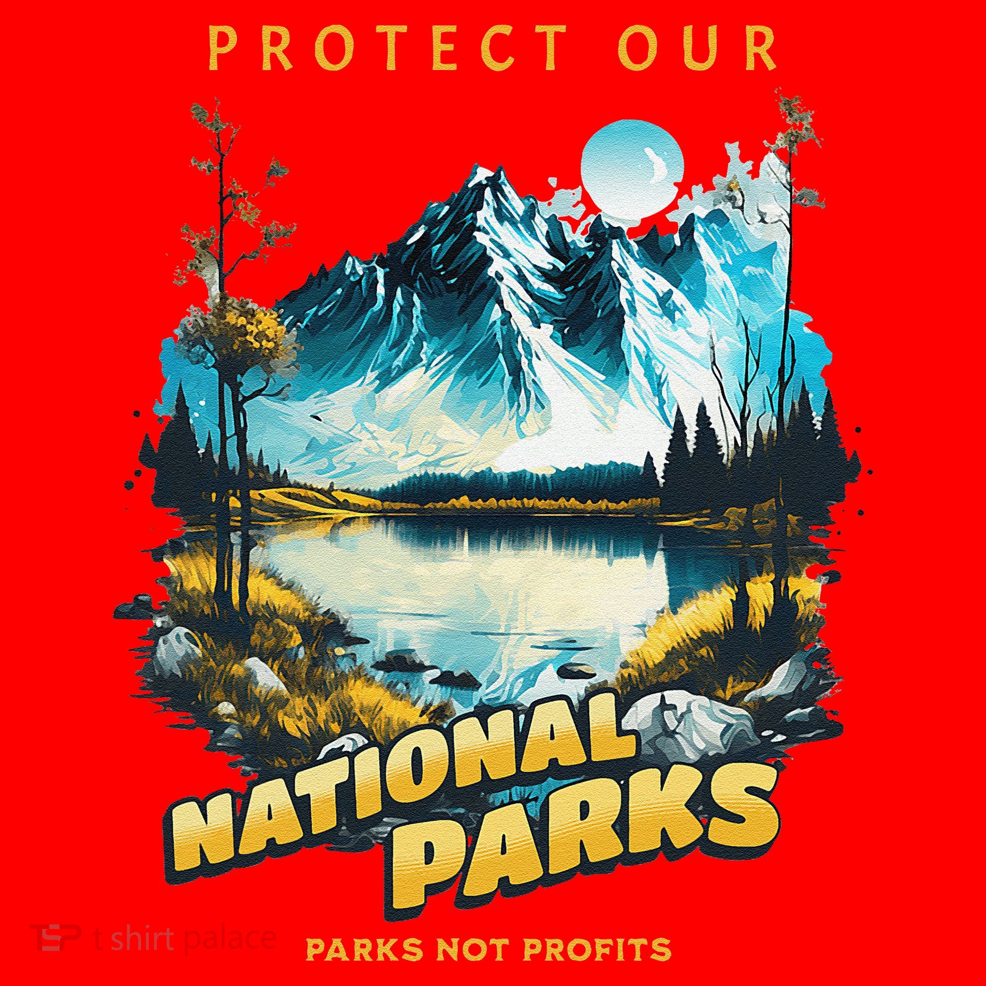 Protect National Parks Parks Over Profits Santa Hat