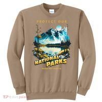 Protect National Parks Parks Over Profits Sweatshirt thumb 0