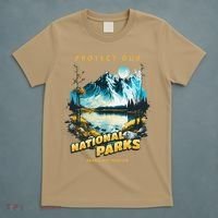 Protect National Parks Parks Over Profits T-Shirt thumb 5