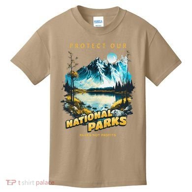 Protect National Parks Parks Over Profits Kids T-Shirt