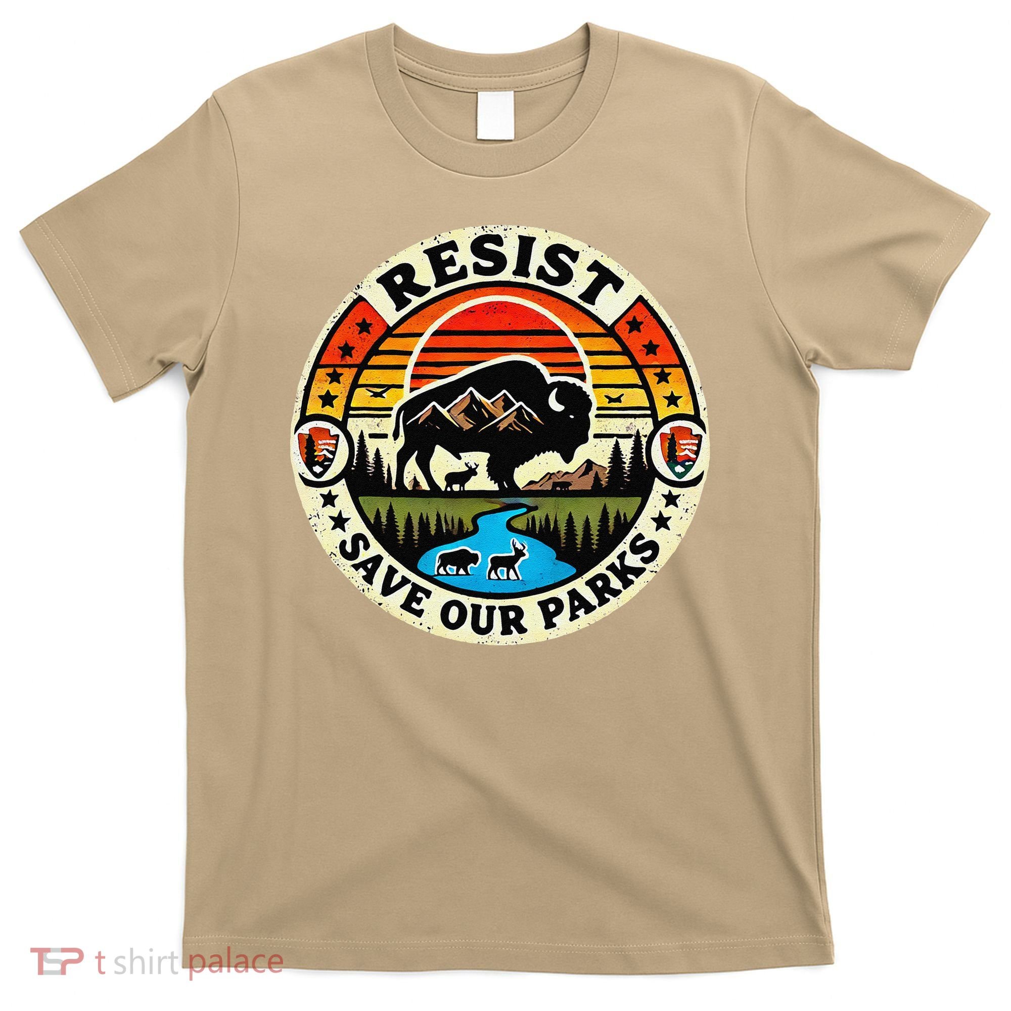 Protect Nature Resist  Save Our Parks Vintage National Park T-Shirt