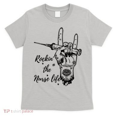 Profession Nurse Rock N Roll Tattoo T-Shirt