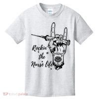 Profession Nurse Rock N Roll Tattoo Kids T-Shirt thumb 0