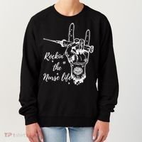 Profession Nurse Rock N Roll Tattoo Women's Sweatshirt thumb 0