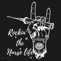 Profession Nurse Rock N Roll Tattoo Hoodie thumb 7