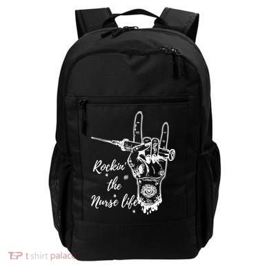 Profession Nurse Rock N Roll Tattoo Backpack