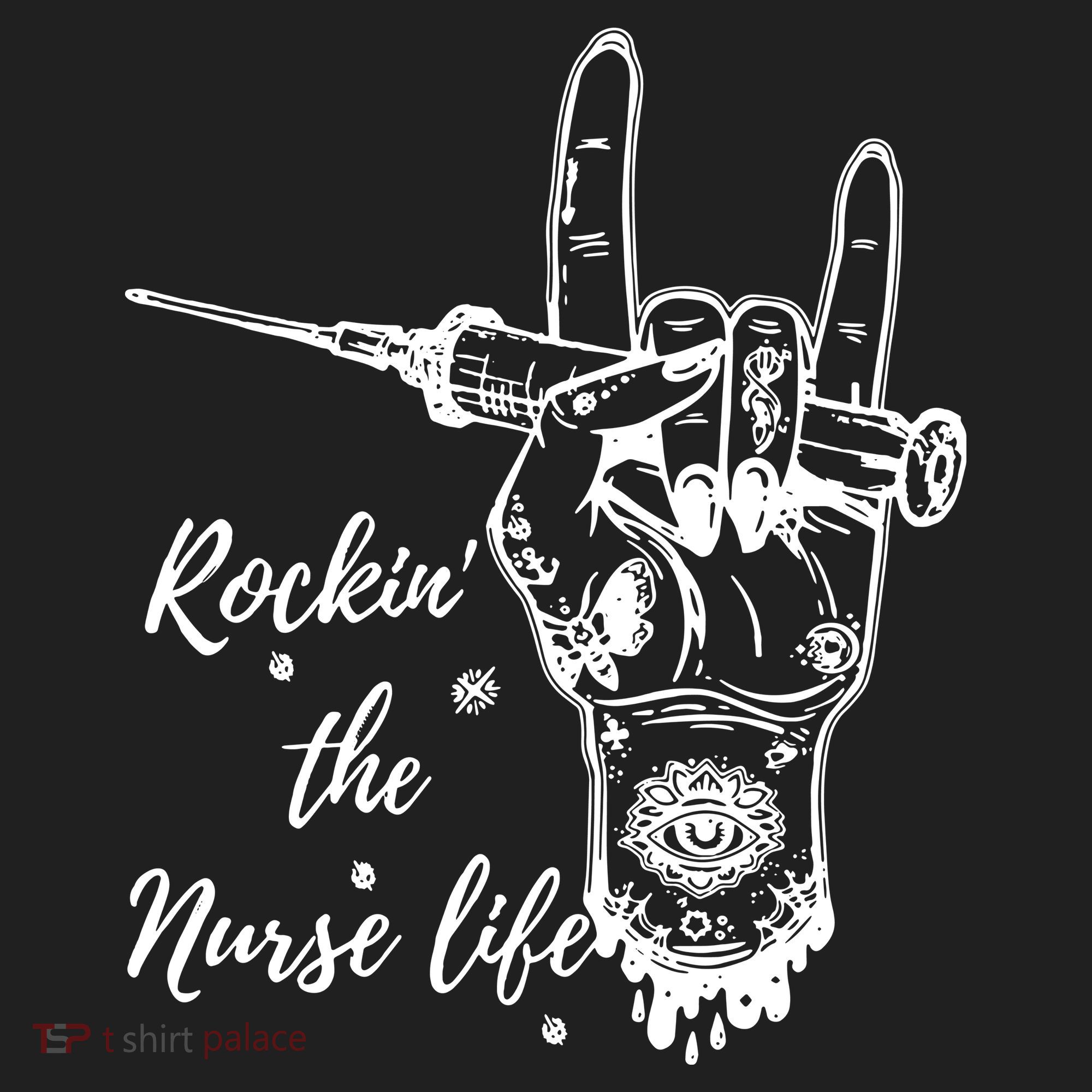 Profession Nurse Rock N Roll Tattoo Beanie