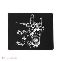 Profession Nurse Rock N Roll Tattoo Mousepad thumb 0