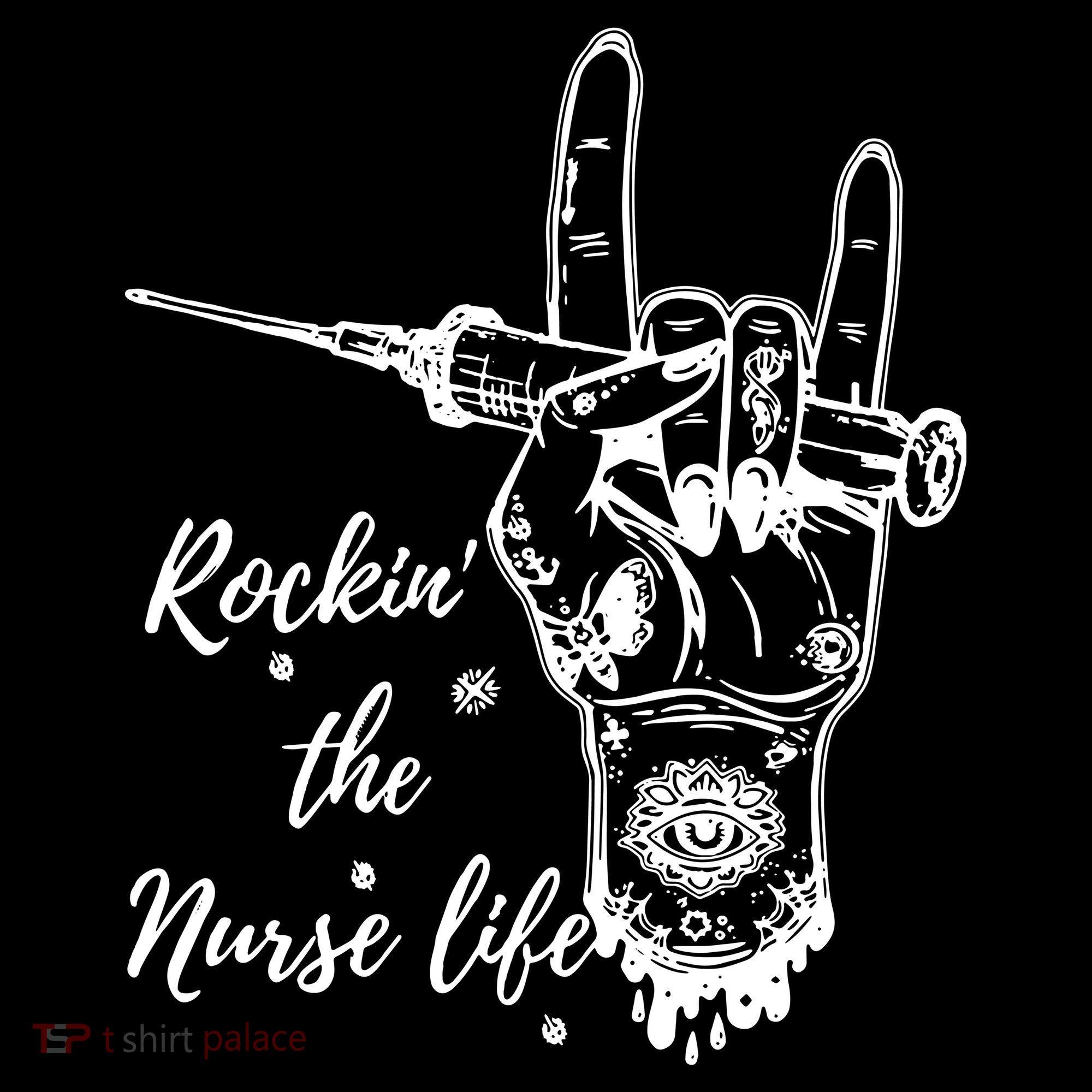 Profession Nurse Rock N Roll Tattoo Mousepad