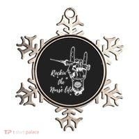 Profession Nurse Rock N Roll Tattoo Ornament thumb 0
