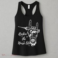 Profession Nurse Rock N Roll Tattoo Women's Tank Top thumb 3