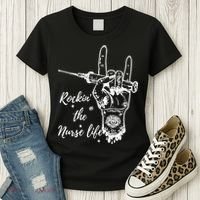 Profession Nurse Rock N Roll Tattoo Women's T-Shirt thumb 3