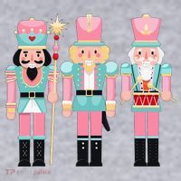 Pink Nutcracker Squad Xmas Pink Christmas Pajamas  Women's Sweatshirt thumb 2