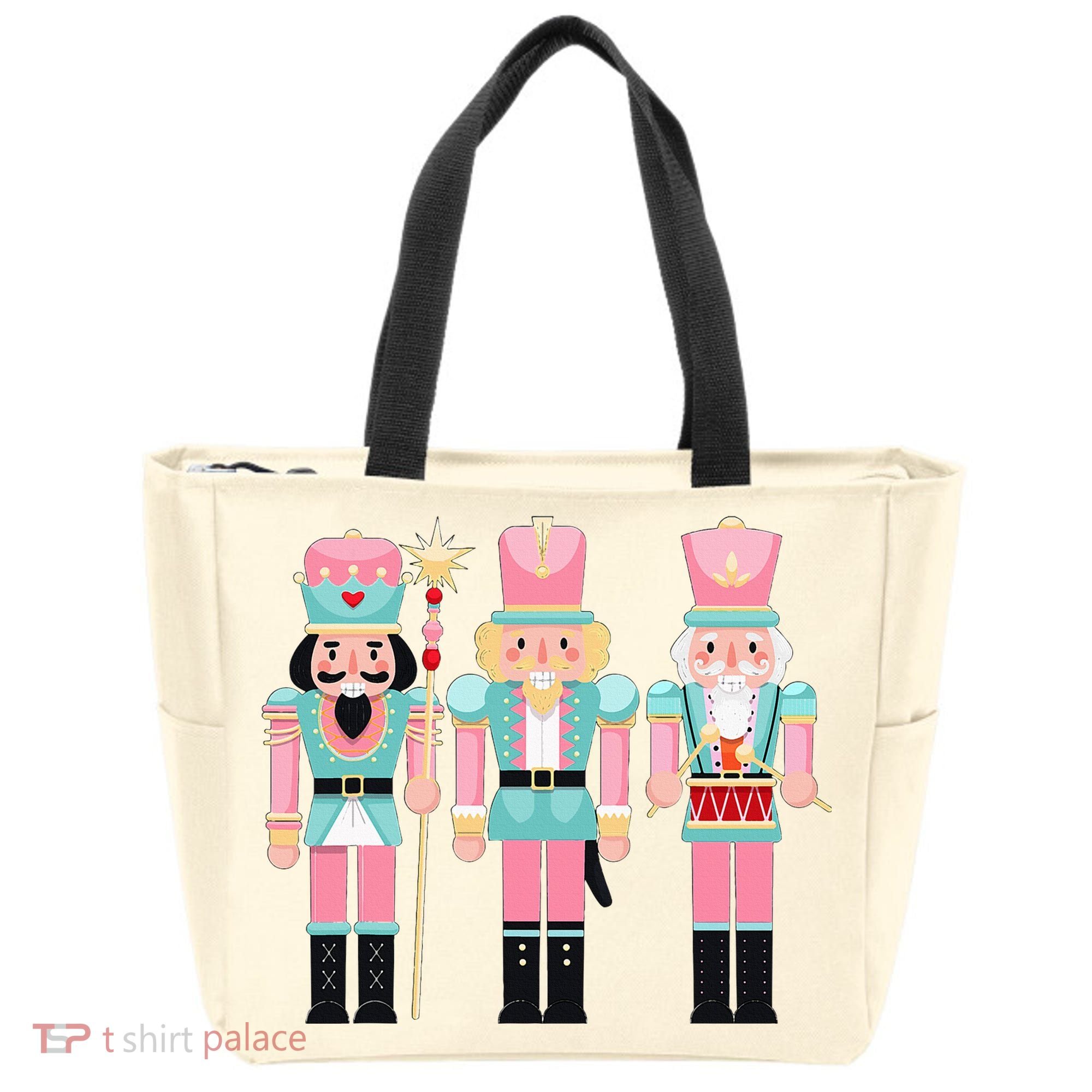Pink Nutcracker Squad Xmas Pink Christmas Pajamas  Tote Bag