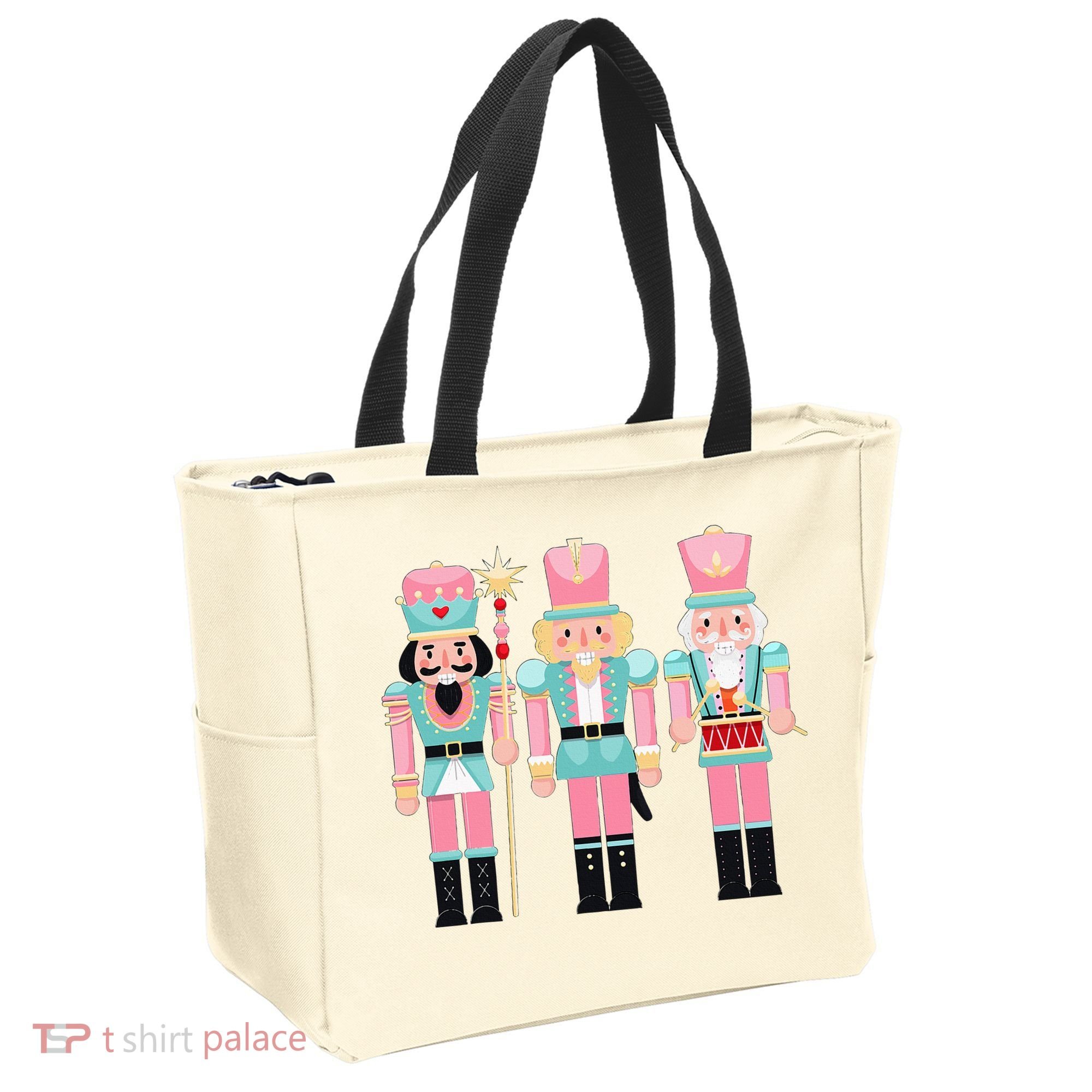 Pink Nutcracker Squad Xmas Pink Christmas Pajamas  Tote Bag