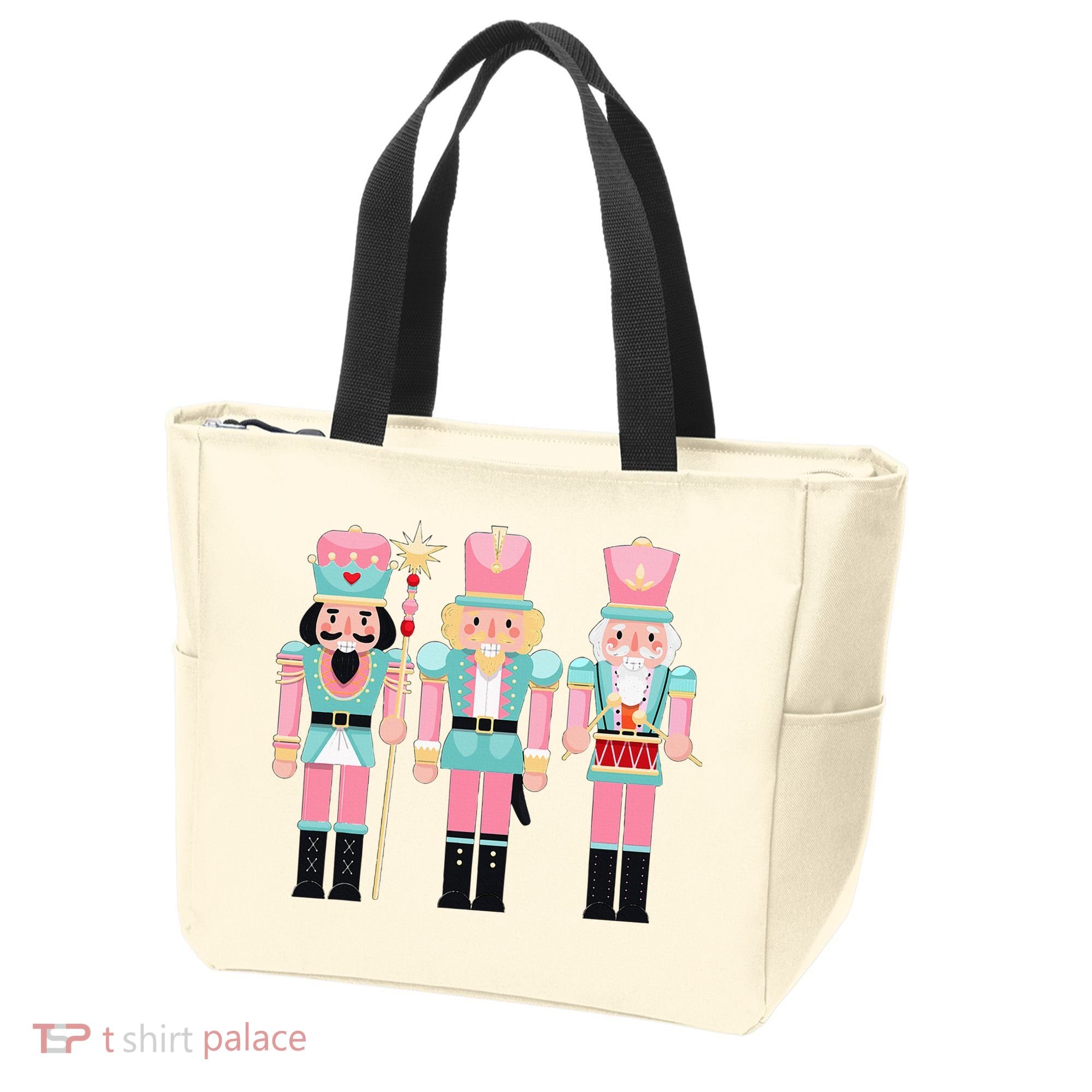 Pink Nutcracker Squad Xmas Pink Christmas Pajamas  Tote Bag