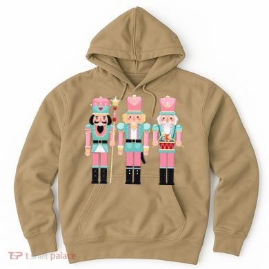 Pink Nutcracker Squad Xmas Pink Christmas Pajamas  Hoodie
