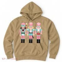 Pink Nutcracker Squad Xmas Pink Christmas Pajamas  Hoodie thumb 0