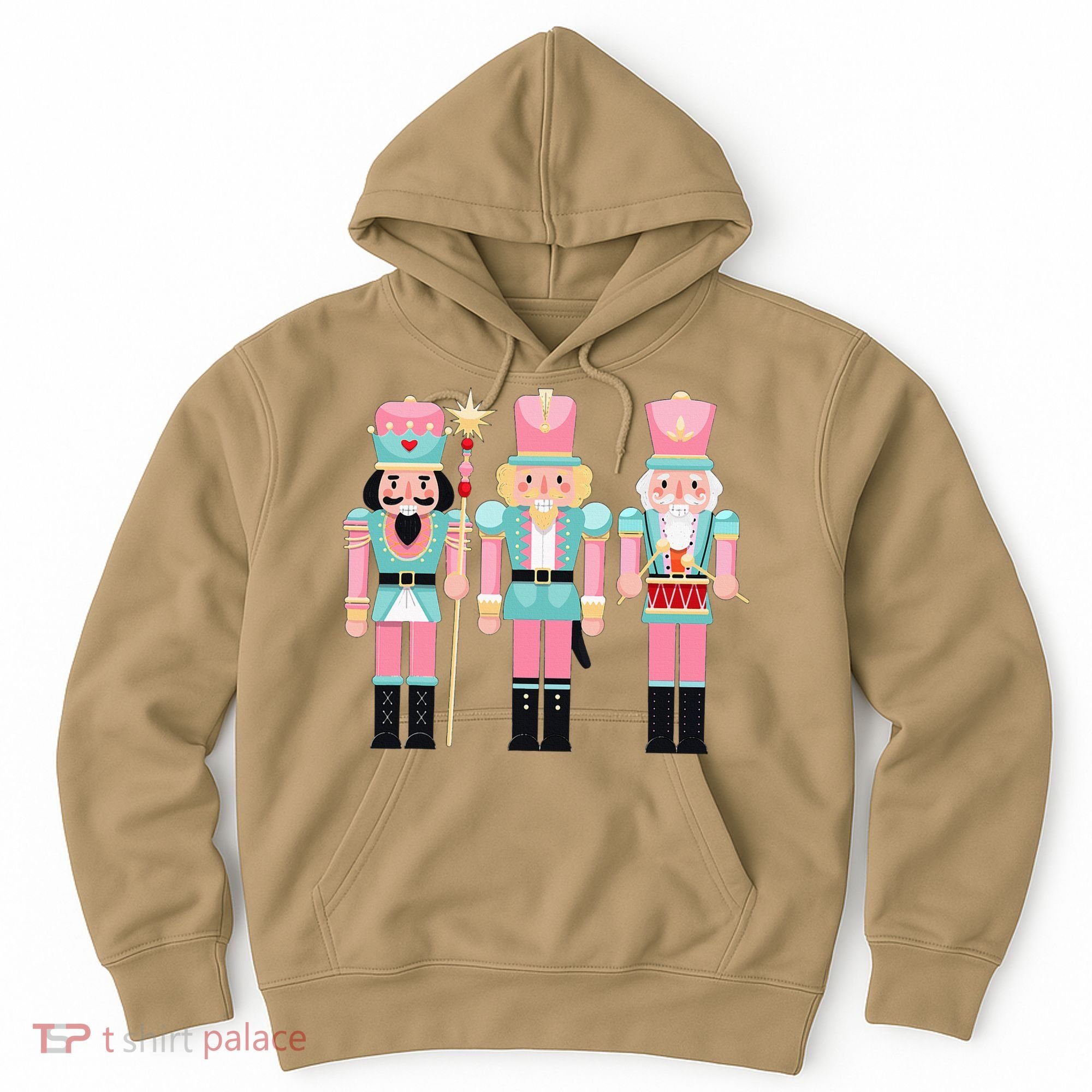 Pink Nutcracker Squad Xmas Pink Christmas Pajamas  Hoodie