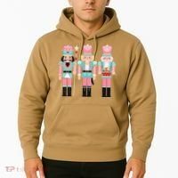 Pink Nutcracker Squad Xmas Pink Christmas Pajamas  Hoodie thumb 2