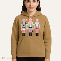 Pink Nutcracker Squad Xmas Pink Christmas Pajamas  Hoodie thumb 5