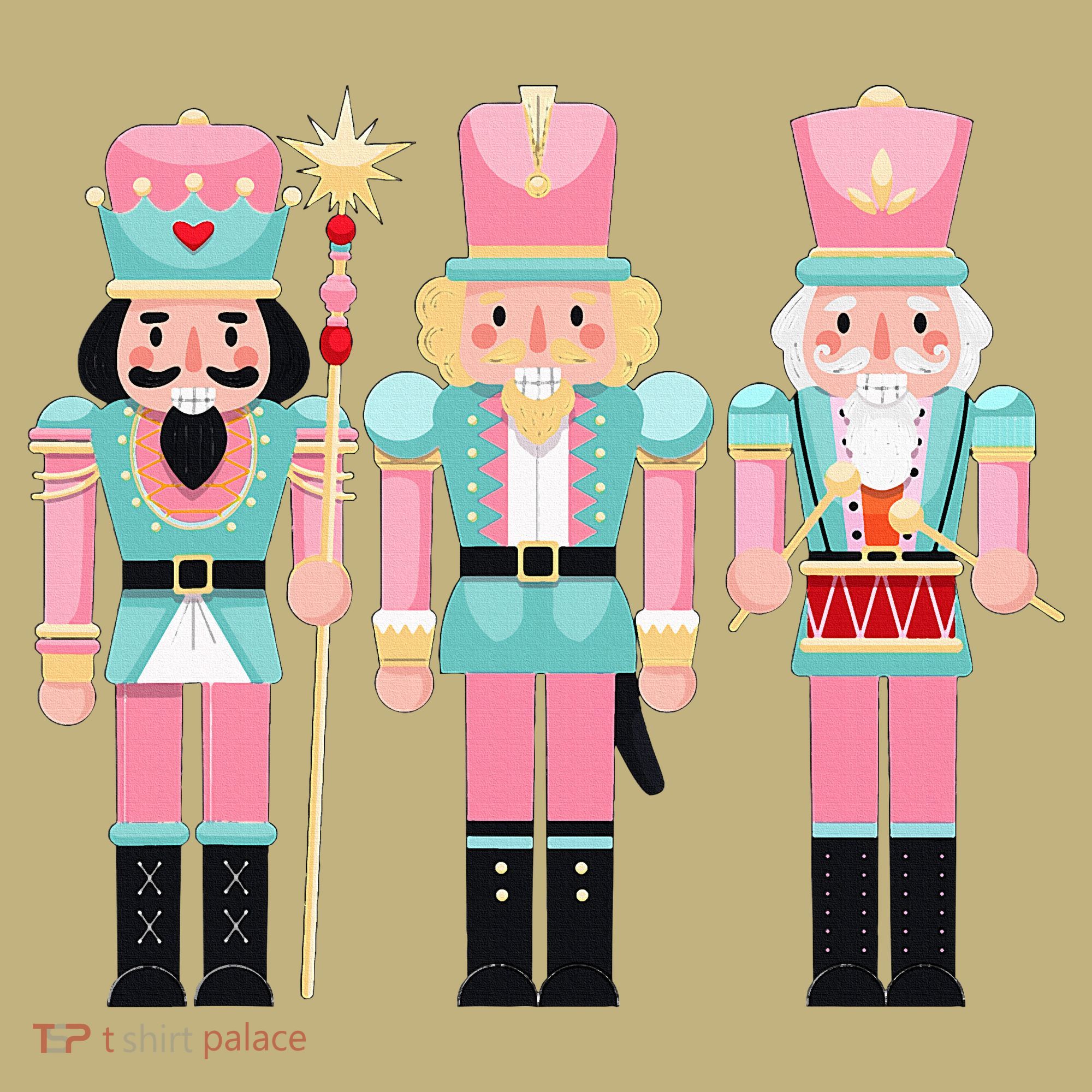 Pink Nutcracker Squad Xmas Pink Christmas Pajamas  Hoodie