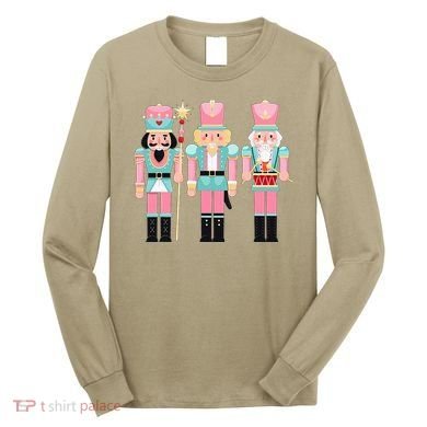 Pink Nutcracker Squad Xmas Pink Christmas Pajamas  Long Sleeve Shirt