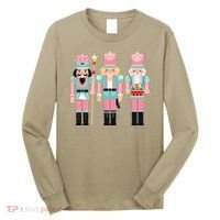 Pink Nutcracker Squad Xmas Pink Christmas Pajamas  Long Sleeve Shirt thumb 0